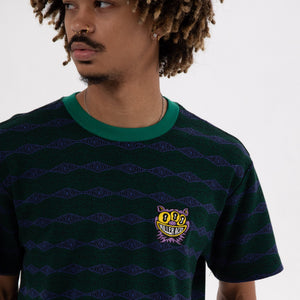 Third Eye Cat Jacquard T-Shirt - T-Shirts