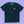 Killer Acid Third Eye Cat jacquard tee - green knit shirt, blue geo pattern, embroidered cat patch