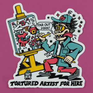 Tortured Artist Sticker - Stickers