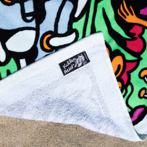 Touch Grass Beach Towel - Beach Towel