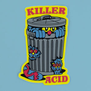 Trash Can Sticker - Stickers - killeracid.com