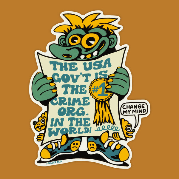 USA Gov't Sticker - Stickers - killeracid.com