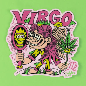 Astrology Freaks Virgo Sticker - Stickers