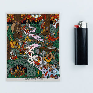 Walk in the Woods Holographic Sticker - Stickers