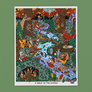 Walk in the Woods Holographic Sticker - Stickers