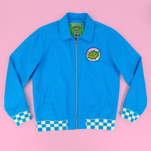 Wavy Cat Blue Bomber Jacket - Jackets - killeracid.com
