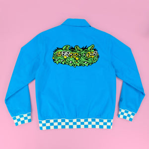 Wavy Cat Blue Bomber Jacket - Jackets - killeracid.com