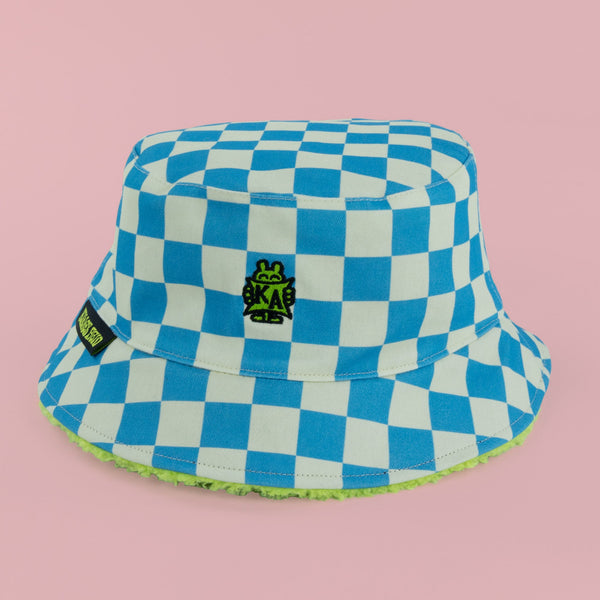 Wavy Cat Reversible Bucket Hat - Hats - killeracid.com