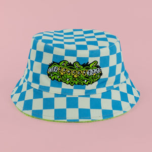 Killer Acid Wavy Cat Reversible Bucket Hat front product view
