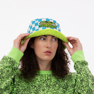 Wavy Cat Reversible Bucket Hat alternate angle