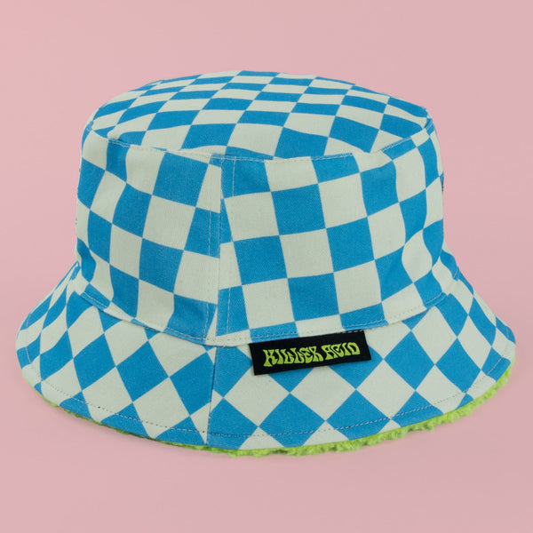 Wavy Cat Reversible Bucket Hat - Hats - killeracid.com