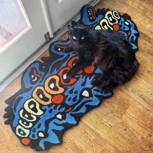 Wavy Cat Rug - Home Goods