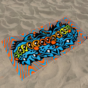 Wavy Cat Towel - Towels