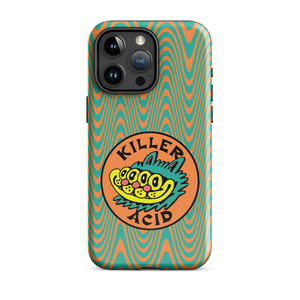 Wavy Orange iPhone Case - Accessories