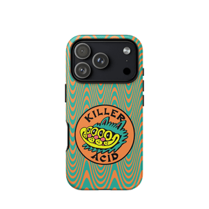 Wavy Orange iPhone Case - Accessories