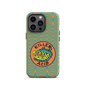 Wavy Orange iPhone Case - Accessories