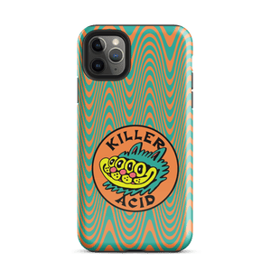 Wavy Orange iPhone Case - Accessories