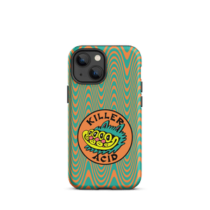 Wavy Orange iPhone Case - Accessories