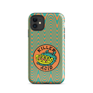 Wavy Orange iPhone Case - Accessories