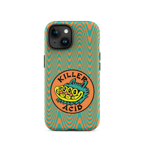 Wavy Orange iPhone Case - Accessories
