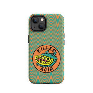 Wavy Orange iPhone Case - Accessories