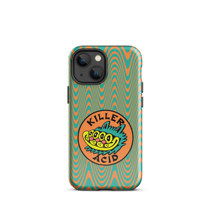 Wavy Orange iPhone Case - Accessories