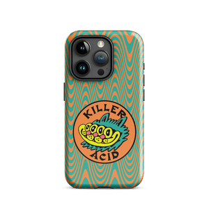 Wavy Orange iPhone Case - Accessories