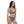 Killer Acid Wavy Vision high-waisted bikini - black & white op-art wavy print, V-neck top