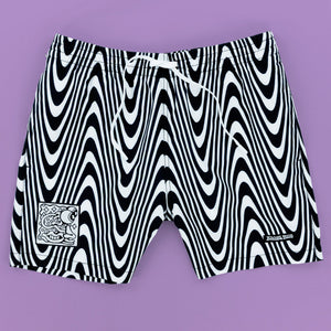 Wavy Vision Swim Trunks - Shorts