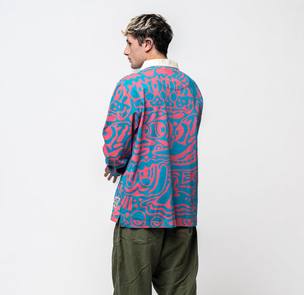 Wild Shroom Rugby - Long Sleeves - killeracid.com