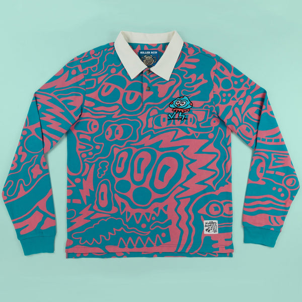 Wild Shroom Rugby - Long Sleeves - killeracid.com
