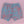 Killer Acid Wild Shroom swim trunks with an all-over teal and coral print of wild melting creatures and critter faces