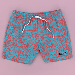 Wild Shroom Swim Trunks - Shorts
