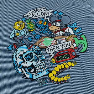 Work All Day Blue Jacket - Jackets - killeracid.com