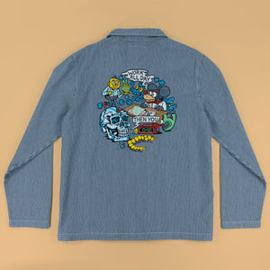 Work All Day Blue Jacket - Jackets - killeracid.com