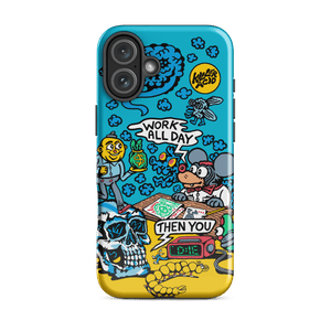 Work All Day iPhone Case