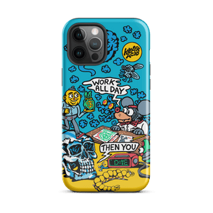 Work All Day iPhone Case