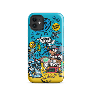 Work All Day iPhone Case