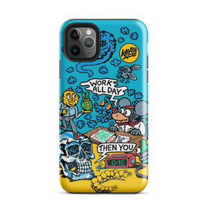 Work All Day iPhone Case