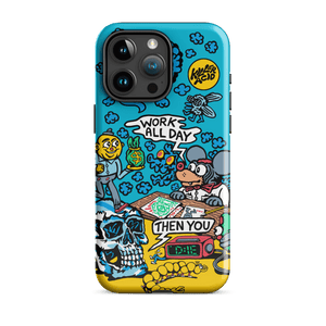 Work All Day iPhone Case