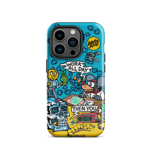 Work All Day iPhone Case