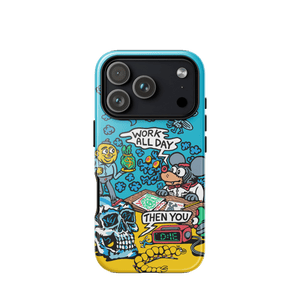 Work All Day iPhone Case
