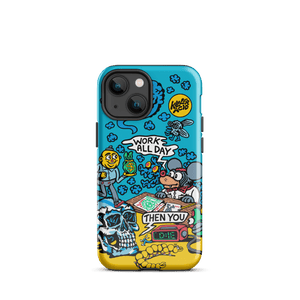 Work All Day iPhone Case