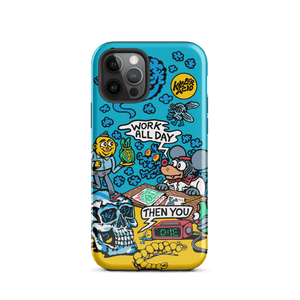 Work All Day iPhone Case