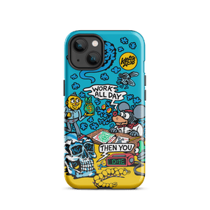 Work All Day iPhone Case
