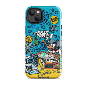 Work All Day iPhone Case
