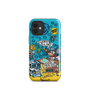 Work All Day iPhone Case