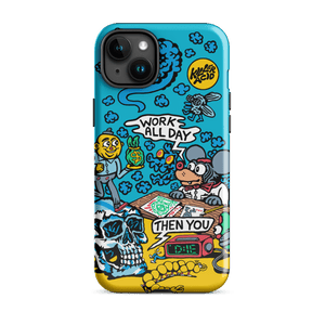 Work All Day iPhone Case