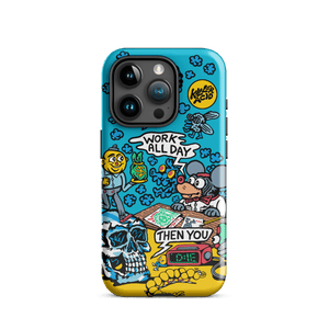 Work All Day iPhone Case