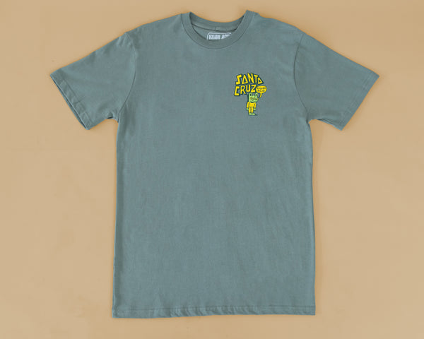 Santa Cruz Puff Dot camiseta verde salvia